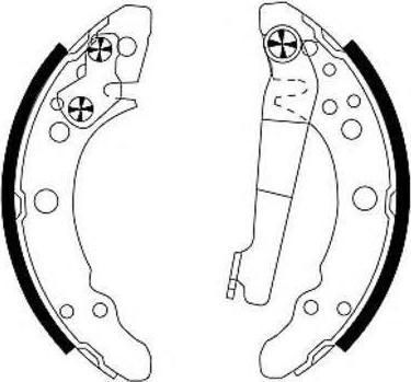 TEXTAR Колодки барабанные VW G2/B2 Polo/Classic (867698525, 91018200) TEXTAR Колодки барабанные VW G2/B2 Polo/Classic (867698525, 91018200)