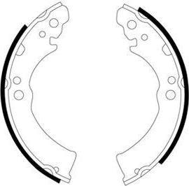 Textar 91032200 комплект тормозных колодок на NISSAN SUNNY II Hatchback (N13)