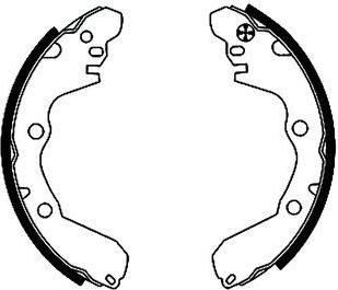 TEXTAR Колодки барабанные MITSUBISHI Galant (91047500)