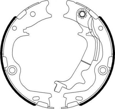 Textar 91078300 комплект тормозных колодок, стояночная тормозная с на HYUNDAI TUCSON (TLE)