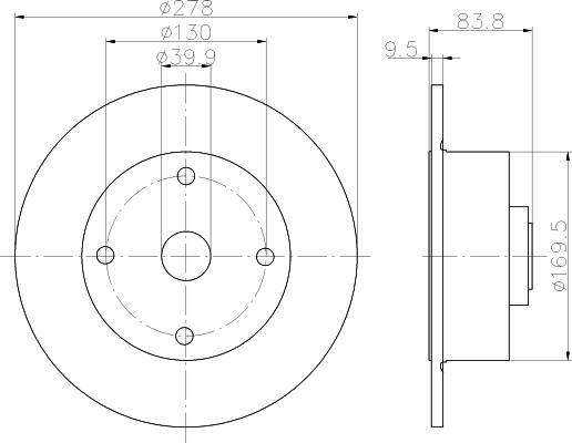 Textar 92010300 тормозной диск на VW KAEFER кабрио (15)
