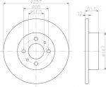 Textar 92027000 тормозной диск на FIAT REGATA Weekend (138)