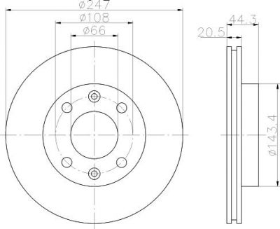 Textar 92033800 тормозной диск на PEUGEOT 205 II (20A/C)