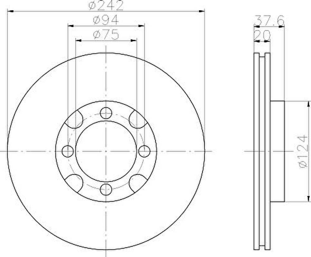 Textar 92061800 тормозной диск на MAZDA 626 III Hatchback (GD)