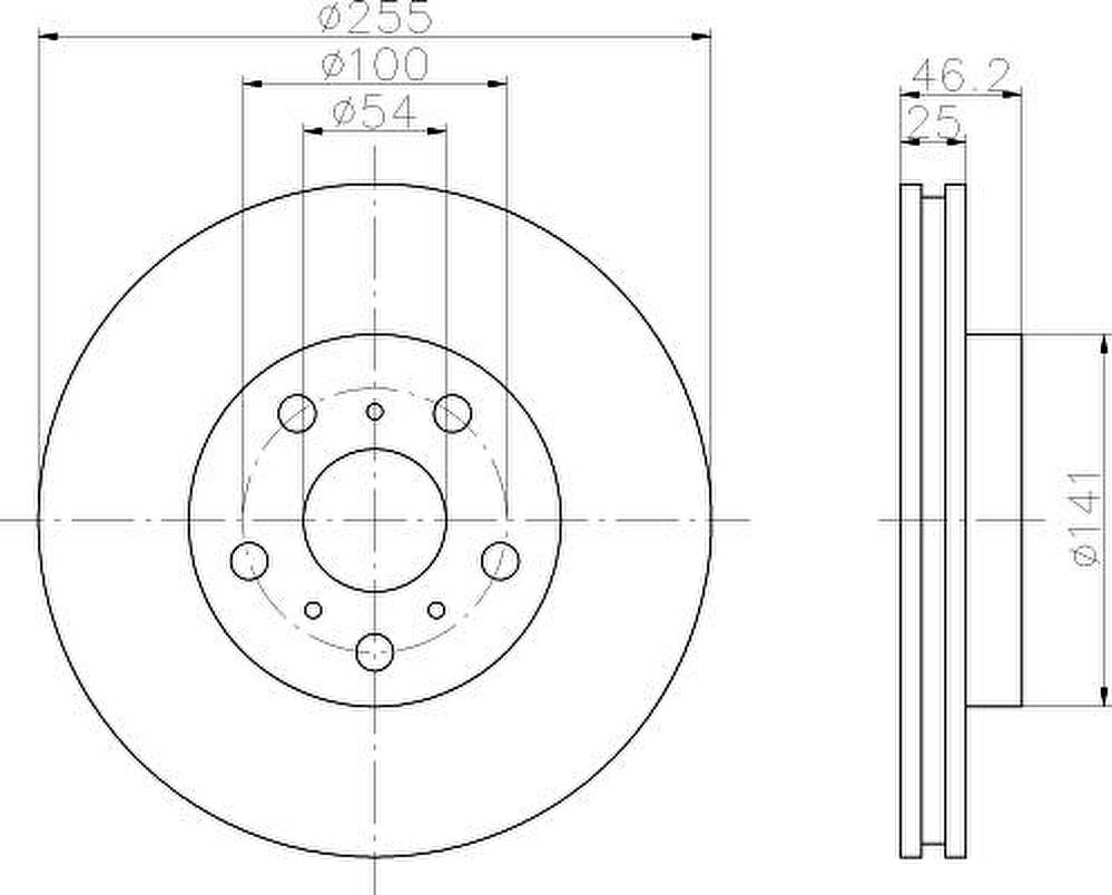 Textar 92094400 тормозной диск на TOYOTA CELICA Наклонная задняя часть (ST16_, AT16_)