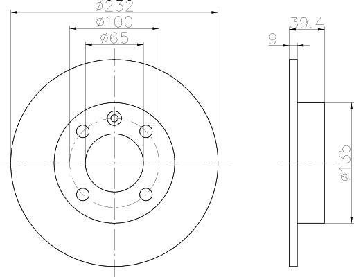 Textar 92098203 тормозной диск на VW POLO CLASSIC (6KV2)