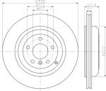 TEXTAR Тоpмозной диск Brake discs passenger car (92150903)