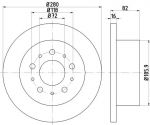 Textar 92157400 тормозной диск на FIAT DUCATO c бортовой платформой/ходовая часть (250, 290)
