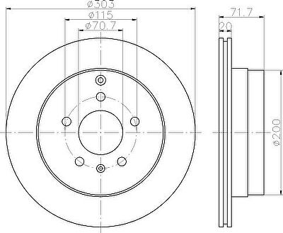 TEXTAR Тоpмозной диск Brake discs passenger car (92165500)