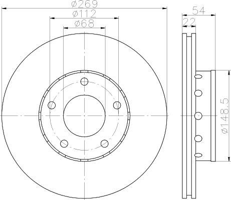 Textar 92176803 тормозной диск на VW PASSAT Variant (3B6)