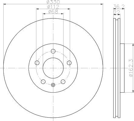 Textar 92238305 тормозной диск на AUDI A8 (4H_)