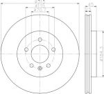 Textar 92239803 тормозной диск на OPEL ZAFIRA TOURER C (P12)