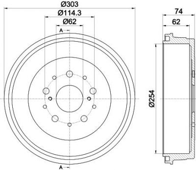 Textar 94038600 тормозной барабан на TOYOTA HILUX III пикап (KUN_, TGN_, LAN_, GGN_)