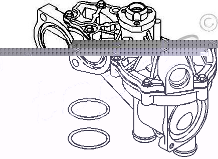Topran 100 715 водяной насос на SEAT TOLEDO I (1L)