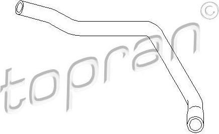 Topran 102 869 шланг радиатора на VW PASSAT Variant (3A5, 35I)