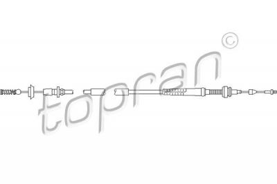Topran 103 085 тросик газа на VW GOLF III (1H1)