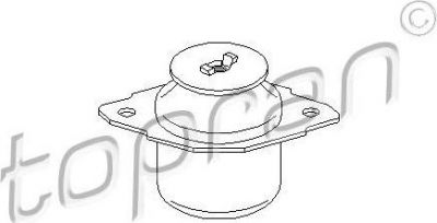 Topran 103 458 подвеска, двигатель на VW GOLF III (1H1)