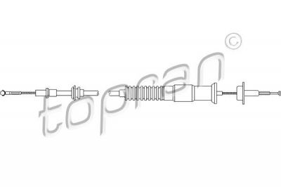 Topran 103 982 трос, управление сцеплением на VW CADDY II фургон (9K9A)