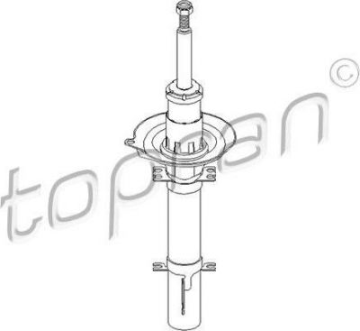 Topran 108 272 амортизатор на VW GOLF IV (1J1)