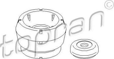 Topran 108 561 опора стойки амортизатора на VW GOLF IV (1J1)
