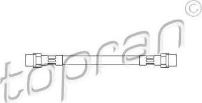 Topran 110 256 тормозной шланг на AUDI A6 Avant (4B5, C5)