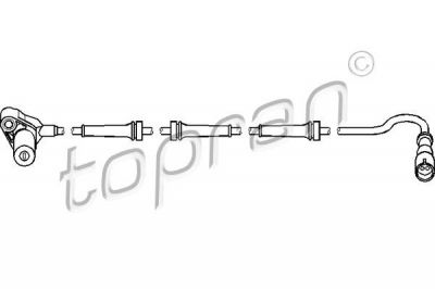 Topran 111 077 датчик, частота вращения колеса на VW TRANSPORTER IV автобус (70XB, 70XC, 7DB, 7DW, 7DK)