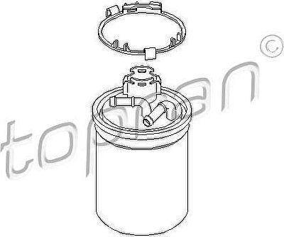 Topran 111 168 топливный фильтр на SEAT CORDOBA (6L2)