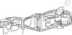 Topran 111 185 ручка двери на VW GOLF IV (1J1)