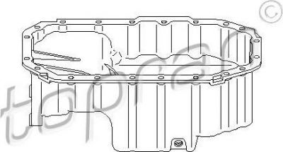 Topran 112 238 масляный поддон на SKODA OCTAVIA (1Z3)