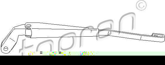 Topran 112 288 рычаг стеклоочистителя, система очистки окон на VW GOLF III (1H1)