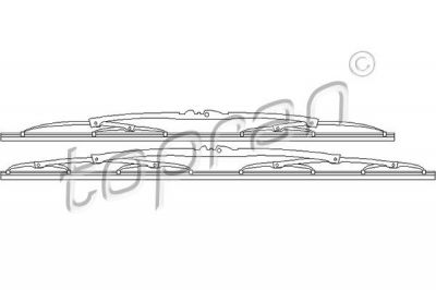 Topran 112 373 щетка стеклоочистителя на SEAT CORDOBA Vario (6K5)