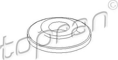 Topran 112 415 тарелка пружины на SKODA SUPERB (3T4)