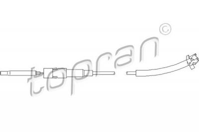 Topran 113 436 трос, регулировка спинки сидения на VW GOLF IV (1J1)