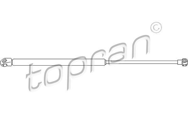 Topran 113 531 газовая пружина, крышка багажник на VW GOLF PLUS (5M1, 521)