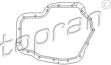 Topran 205 603 прокладка, масляный поддон на OPEL VECTRA B (36_)