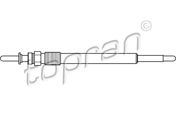 Topran 205 668 свеча накаливания на OPEL ASTRA G Наклонная задняя часть (F48_, F08_)