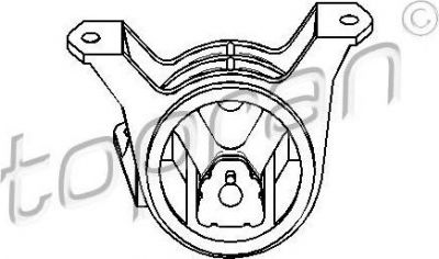 Topran 206 163 подвеска, двигатель на OPEL ZAFIRA A (F75_)