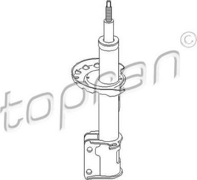 Topran 206 548 амортизатор на OPEL CORSA C (F08, F68)