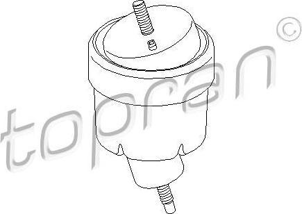Topran 206 569 подвеска, двигатель на OPEL VECTRA B (36_)