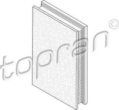 Topran 207 044 воздушный фильтр на OPEL CORSA C (F08, F68)