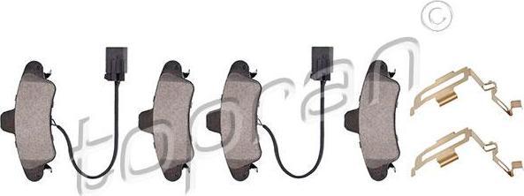 Topran 300 673 комплект тормозных колодок, дисковый тормоз на FORD MONDEO I седан (GBP)