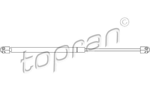Topran 301 025 газовая пружина, крышка багажник на FORD SCORPIO I (GAE, GGE)