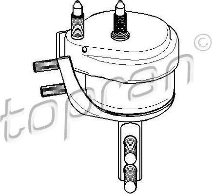 Topran 301 812 подвеска, двигатель на FORD ESCORT VII седан (GAL, AFL)
