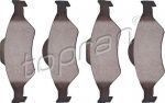 Topran 301 891 комплект тормозных колодок, дисковый тормоз на FORD KA (RB_)