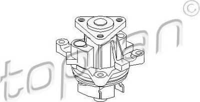 Topran 302 221 водяной насос на FORD S-MAX (WA6)
