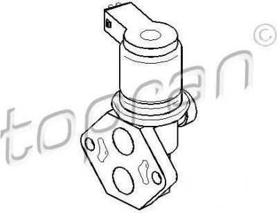 Topran 302 676 поворотная заслонка, подвод воздуха на FORD TRANSIT автобус (E_ _)
