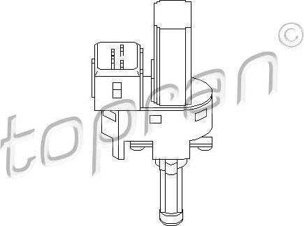 Topran 302 698 выключатель, привод сцепления (tempomat) на FORD FOCUS (DAW, DBW)
