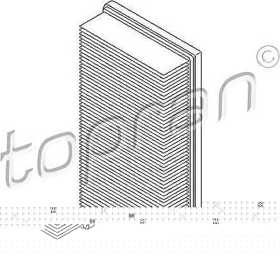 Topran 302 794 воздушный фильтр на FIAT DUCATO фургон (230L)