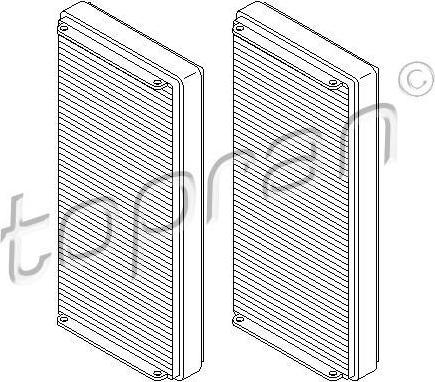 Topran 400 208 фильтр, воздух во внутренном пространстве на MERCEDES-BENZ S-CLASS (W220)