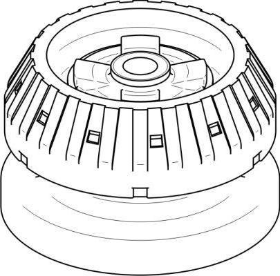 Topran 401 233 опора стойки амортизатора на MERCEDES-BENZ V-CLASS (638/2)